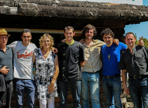 Avec Christophe Miossec, Leander Lyons et Johann Riche